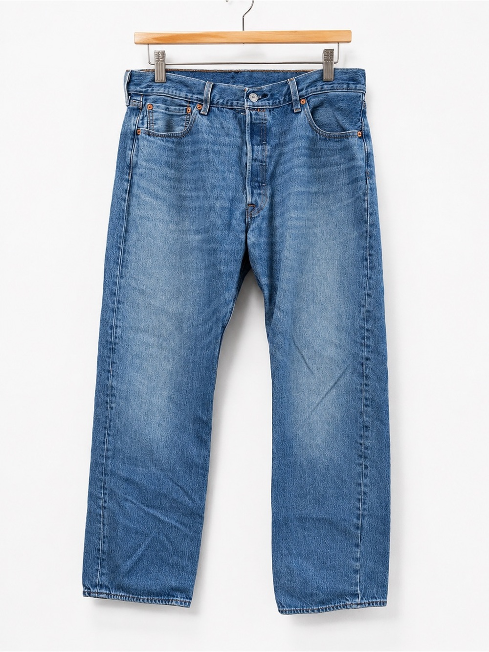 Levi’s 501 Original Fit Men’s Jeans 36x30 Medium Wash Button Fly